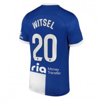 Atletico Madrid Axel Witsel #20 Fotballklær Bortedrakt 2023-24 Kortermet